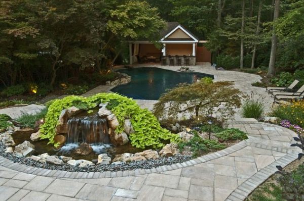 Backyard Water Feature: