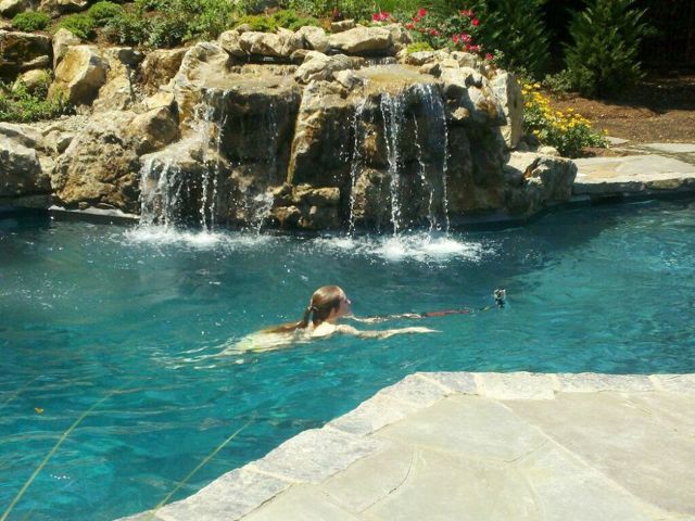 Swimming Pool Waterfalls: