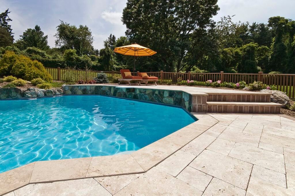 In-ground Swimming Pool “Hardscapes”: 