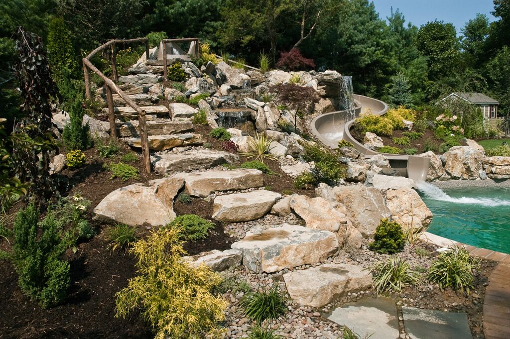 Natural Stone Steps: 