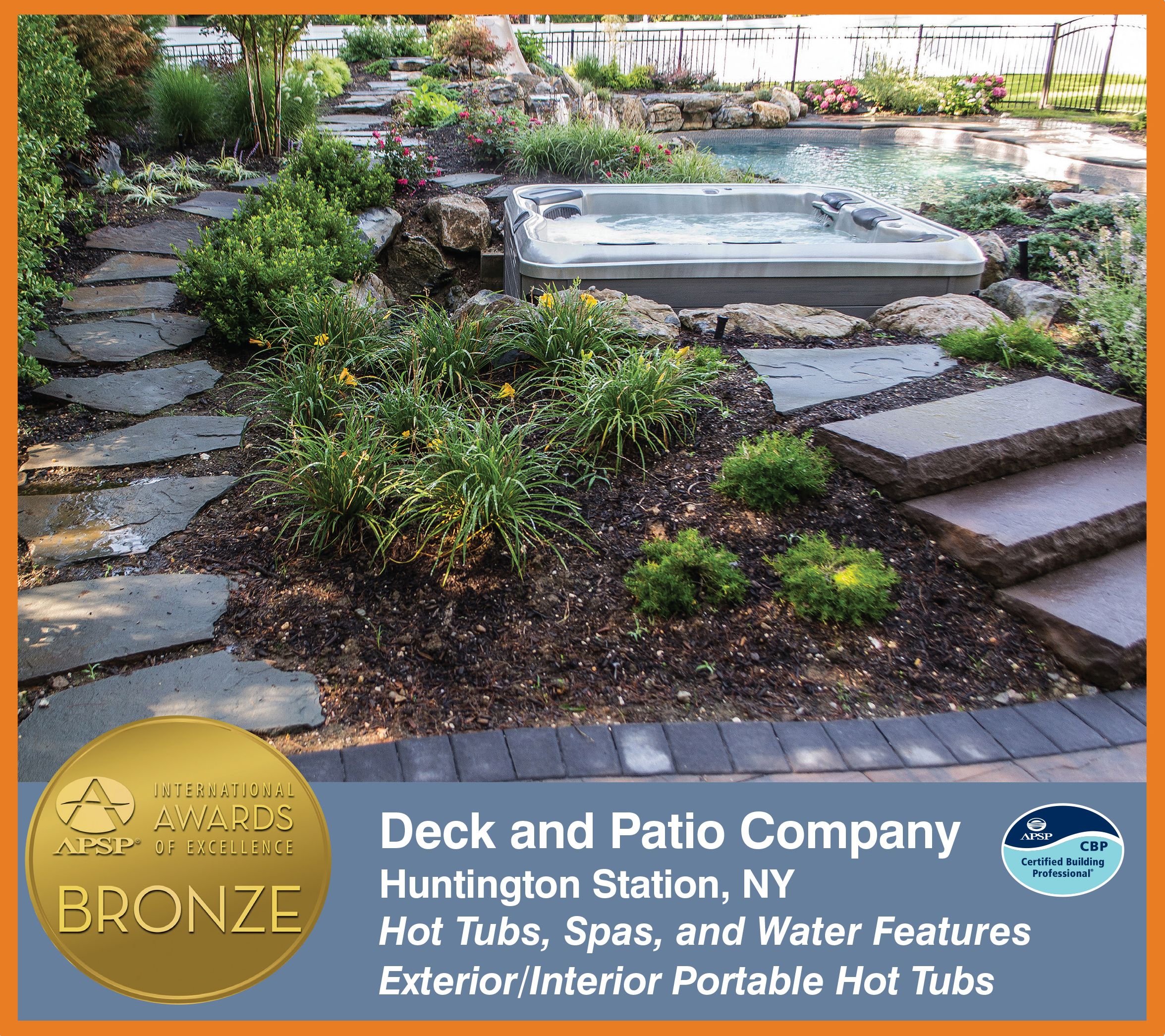 Deck and Patio’s APSP Bronze Award (Fort Salonga, NY):