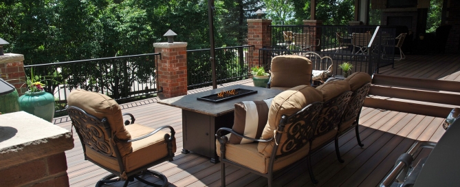 New Deck With Fire Pits/Fire Tables: