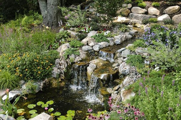 Ponds with Waterfalls: