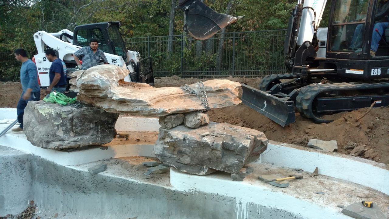 Waterfall/Grotto Project in Franklin, TN: