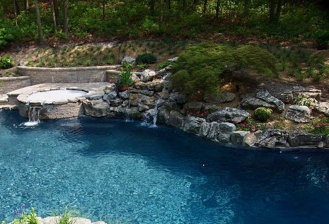 Pool/Spa Landscaping (Huntington/NY): 