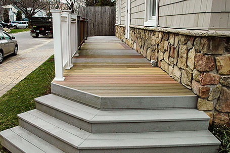 Decking Materials on Display at Deck and Patio Design Center