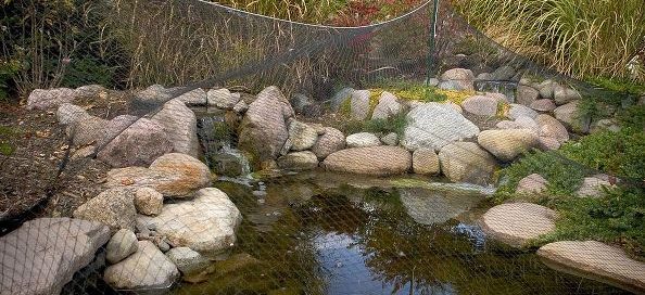 Installing Pond Netting: