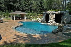 Long Island, NY, Swimming Pool Grotto